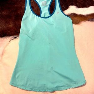 ASICS Turquise XS performance shirt.